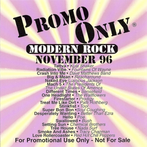 Promo Only: Modern Rock, November 1996