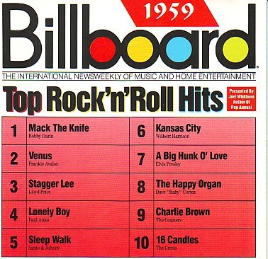 Billboard Top Rock’n’Roll Hits: 1959