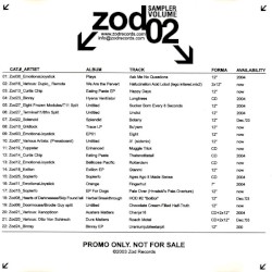 Zod Sampler, Volume 2
