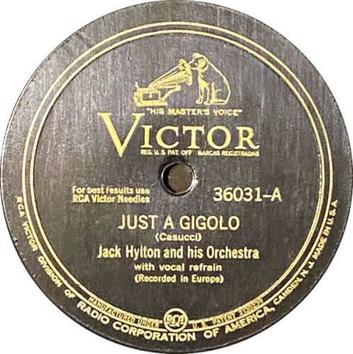 Just a Gigolo / Yours Is My Heart Alone