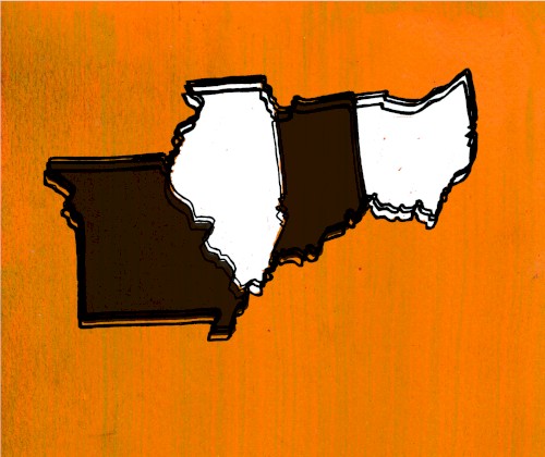"Sordid States" 6 way split 7"