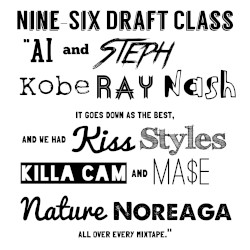 Nine-Six Draft Class