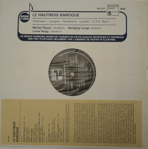 Le Hautbois baroque