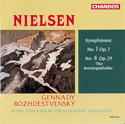 Symphonies: No. 1, op 7 / No. 4, op 29 “The Inextinguishable”
