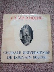 Chorale Universitaire de Louvain 1955-1958