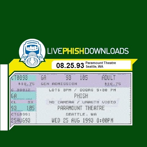 1993-08-25: Paramount Theatre, Seattle, WA, USA