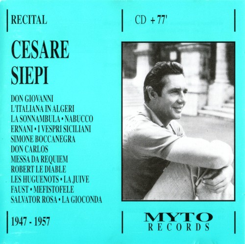 Cesare Siepi: Recital 1947 – 1957