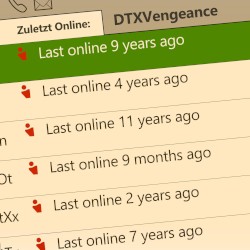 Zuletzt Online