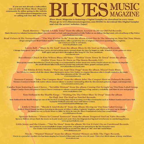 Blues Music Magazine Digital Sampler No2