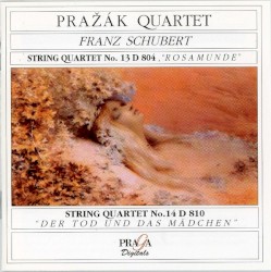 String Quartet no. 13, D. 804 "Rosamunde" / String Quartet no. 14, D 810 "Der Tod und das Mädchen"
