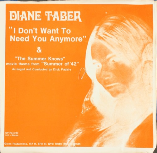 I Don’t Want to Need You Anymore / The Summer Knows