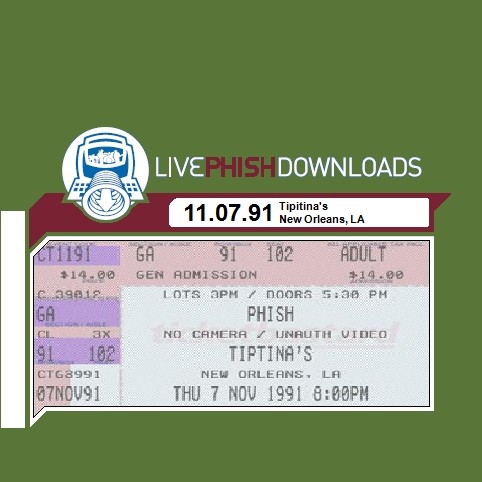 1991-11-07: Tipitina's, New Orlean's, LA, USA