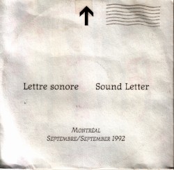 Lettre sonore - Sound letter