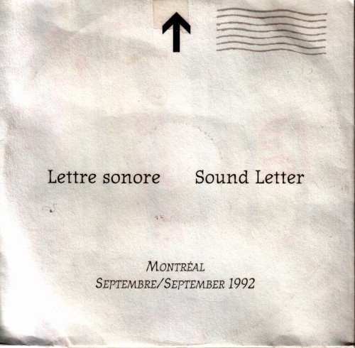 Lettre sonore - Sound letter