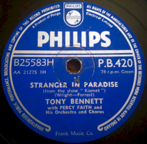 Stranger in Paradise / Take Me Back Again