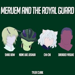 Meruem and the Royal Guard (Hunter X Hunter)