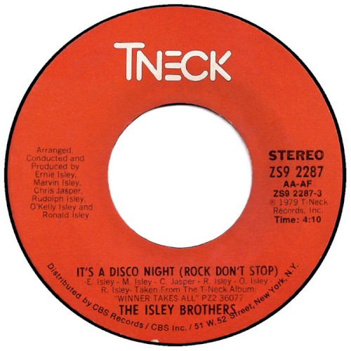 It’s a Disco Night (Rock Don’t Stop)