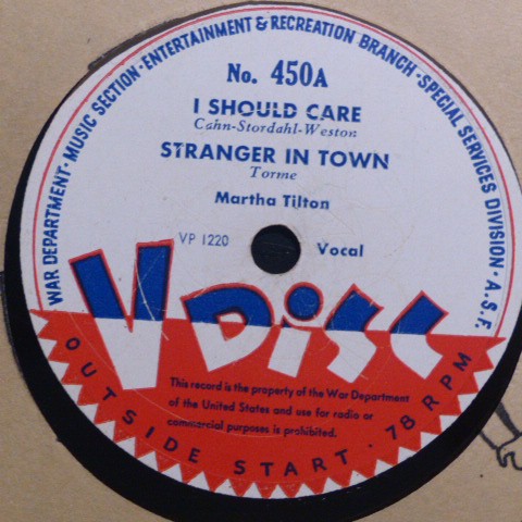I Should Care / Stranger in Town / Negra consentida / Stuff Like That There