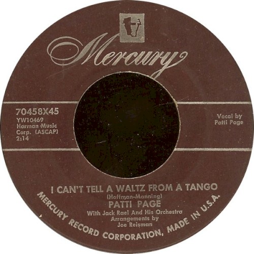 I Can’t Tell a Waltz From a Tango / The Mama Doll Song
