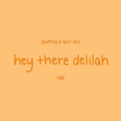 Putting a Spin on Hey There Delilah