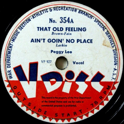 That Old Feeling / Ain’t Goin’ No Place / Casanova’s Lament / I’m Sorry I Made You Cry