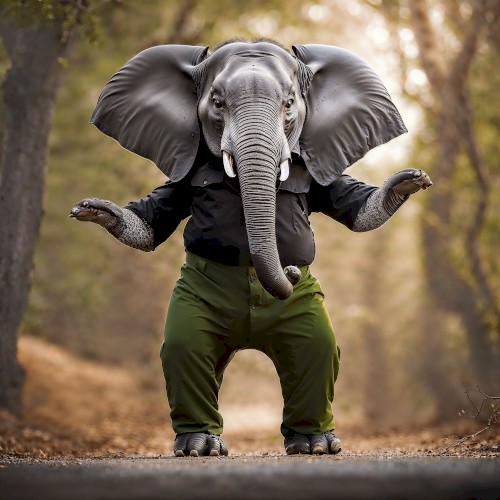 The Snabelnaut with the Green Pants
