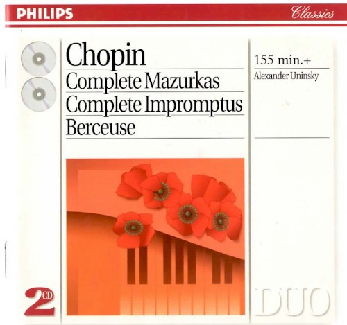 Complete Mazurkas, Complete Impromptus, Berceuse