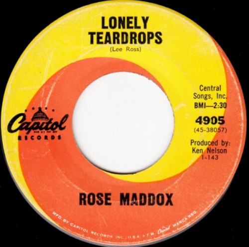 Lonely Teardrops / George Carter