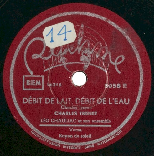 Débit de lait, débit de l'eau