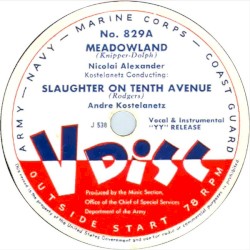 Meadowland / Slaughter on Tenth Avenue / Lamento de Frederico
