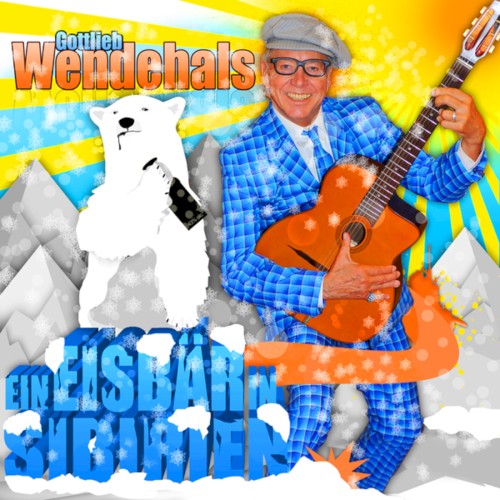 Ein Eisbär in Sibirien