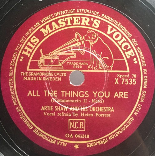 All the Things You Are / Deep Purple