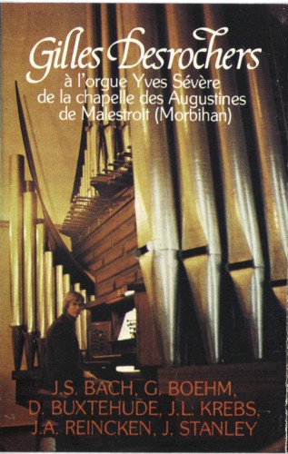 Gilles Desrochers à l'orgue Yves Sévère de Malestroit (Morbihan)