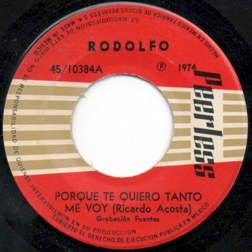 Porque te quiero tanto me voy / Y quiero verte