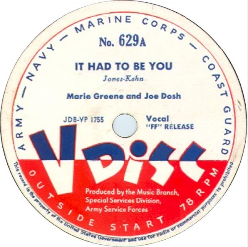 It Had to Be You / Thanks for the Memory