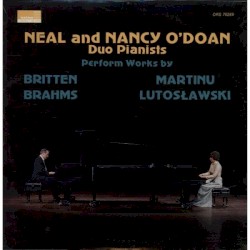 Duo Pianists Perform Works by Britten, Martinu, Brahms, Lutokowski