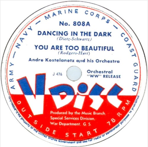 Dancing in the Dark / You Are Too Beautiful / Narcissus / The Peanut Vendor