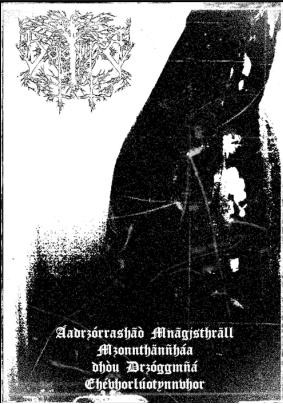 Áadrzórrashãò Mnãgjsthräll Mzonnthänñháa Dhòu Drzóggmñá Ehévhorlúotynnvhor