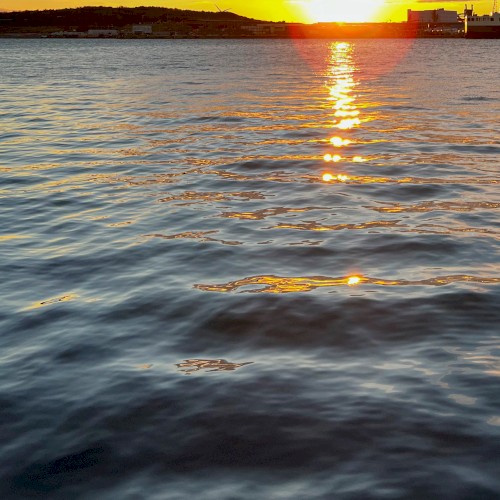 From the lakeside, As the slight lights