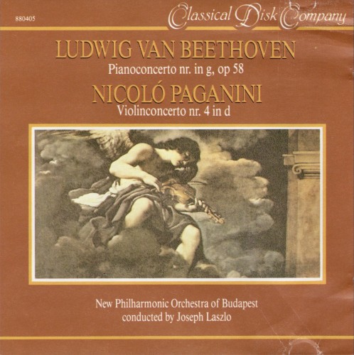 Beethoven: Pianoconcerto nr. 4 in G, op.58; Paganini: Violinconcerto nr. 4 in d