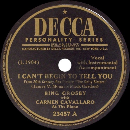 I Can’t Begin to Tell You / I Can’t Believe That You’re in Love With Me
