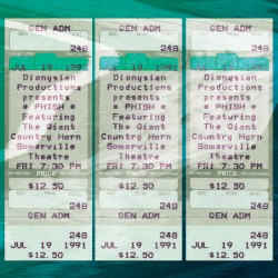 1991‐07‐19: Somerville Theatre, Somerville, MA, USA