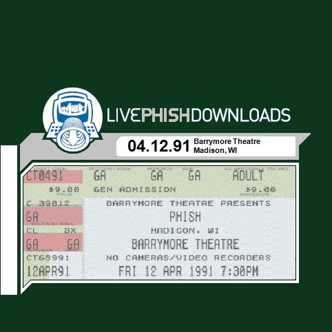 1991-04-12: Barrymore Theatre, Madison, WI, USA