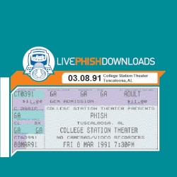 1991-03-08: College Station Theater, Tuscaloosa, AL, USA