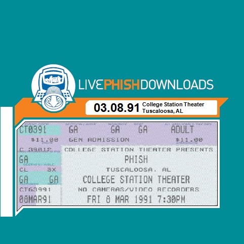 1991-03-08: College Station Theater, Tuscaloosa, AL, USA