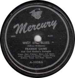 West End Blues / I Can't Believe That You're in Love With Me