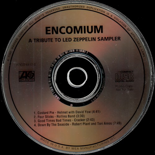Encomium: A Tribute to LED Zeppelin Sampler