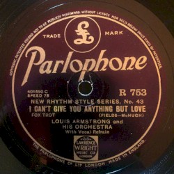 I Can't Give You Anything but Love / Sentimental Blues