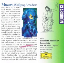 Eine kleine Nachtmusik / Symphonien nr. 40 & 41 “Jupiter”