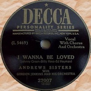 I Wanna Be Loved / I've Just Got to Get Out of the Habit